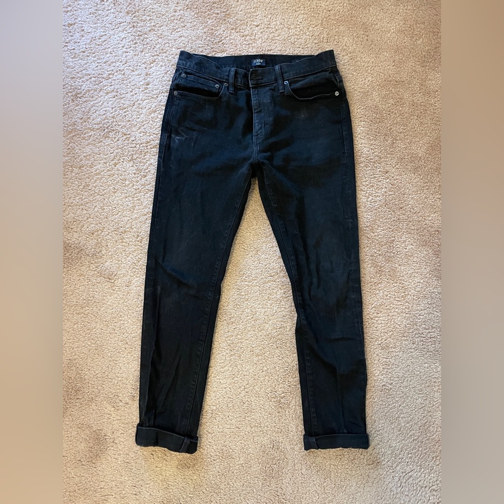 J Crew Black Slim Jeans Men’s